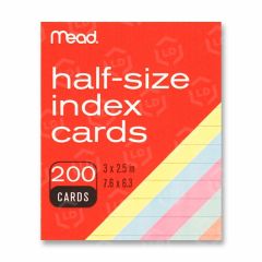 MeadWestvaco Index Card - 200 per pack