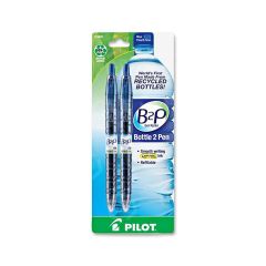 BeGreen B2P Gel Pen, Blue - 2 Pack