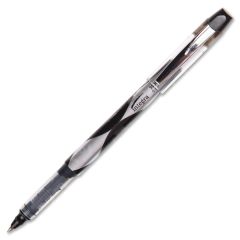Integra Liquid Ink Rollerball Pen, Black - 12 Pack