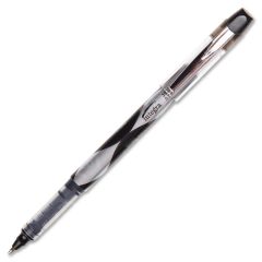 Integra Liquid Ink Rollerball Pen, Black - 12 Pack