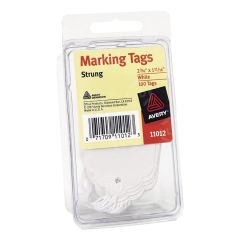 Avery Medium Weight Stock Marking Tags With String - 12 per pack