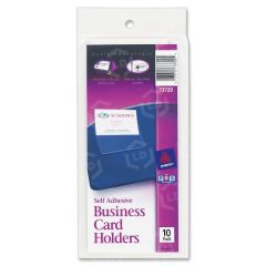 Avery Self-Adhesive Business Card Holder - 10 per pack