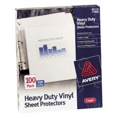 Avery Top Loading Sheet Protector - 100 per box