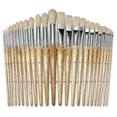 ChenilleKraft Round Wood Paint Brush Set - 24 per set