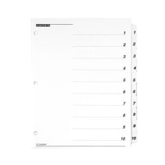 Cardinal QuickStep OneStep Printable Table of Contents Dividers - 24 per box