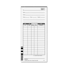 Lathem 7000E Double-Sided Time Cards - 100 per pack