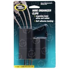 Master Cord Away Wire Clip - 6 per pack