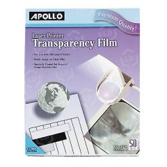 Apollo Transparency Film - 50 per box