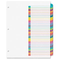 Ready Index 1-31 Tab Dividers