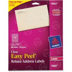 Avery Easy Peel Return Address Label - 800 per pack
