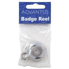 Advantus Translucent Retractable ID Card Reels - 12 per pack