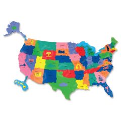 ChenilleKraft Wonderfoam Giant U.S.A Puzzle Map