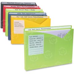 C-Line Write-on Poly File Jackets - 25 per box