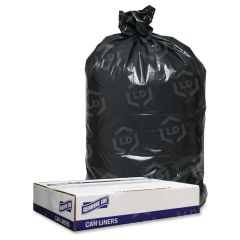 1.2mil Black Trash Can Liners