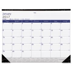 Rediform DuraGlobe Monthly Desk Pad Calendar