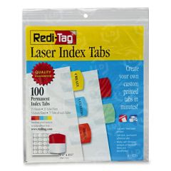 Redi-Tag Laser Index Tab - 100 per pack