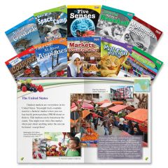 Shell TIME for Kids: Nonfiction English Grade 3 Set 1 Education Printed Book for Science/Social Studies - English - 10 per set