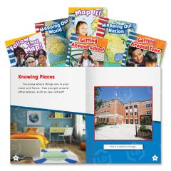 Shell Let's Map It! Six Book Set Education Printed Book for Social Studies - 6 per set