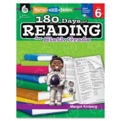 Shell Practice, Assess, Diagnose: 180 Days of Reading for Sixth Grade Education Printed/Electronic Book by Margot Kinberg, Ph.D. - English