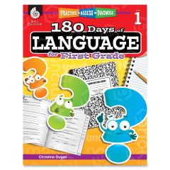 Shell Practice, Assess, Diagnose: 180 Days of Language for First Grade Education Printed Book by Christine Dugan