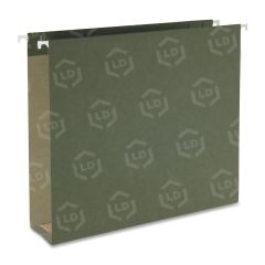 Smead 65090 Standard Green 100% Recycled Hanging Box Bottom File Folders - 25 per box
