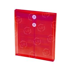 Smead 89547 Red Poly Envelopes with String-Tie Closure - 5 per pack