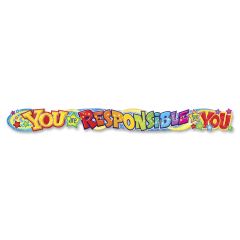 Trend You Are Responsible For You Colorful Banner - 1 per pack