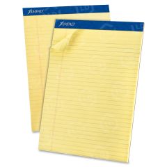 Ampad Perforated Ruled Pads - 50 Sheets - 8.50" x 11"