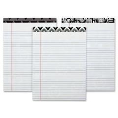 TOPS Fashion Writing Pads - 50 Sheets - 8.50" x 11.75"