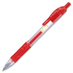 Zebra Pen Sarasa Retractable Pen, Red - 12 Pack