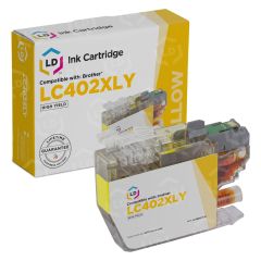 Compatible Brother LC402XLY HY Yellow Ink