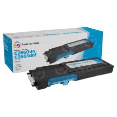 Replacement Cyan Toner for Dell C2660dn / C2665dnf (488NH, 593-BBBT)
