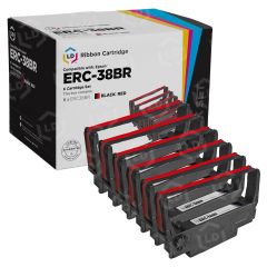 Compatible ERC-38BR Black & Red Ribbon for Epson