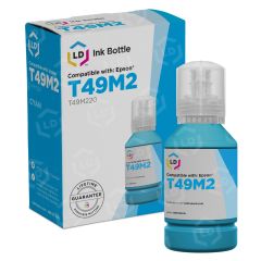 Compatible Epson T49M Cyan Ink Bottle