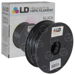LD Black 3D Printing Filament (HIPS)