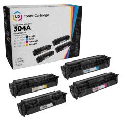 LD Remanufactured Toners for HP 304A Cartridges