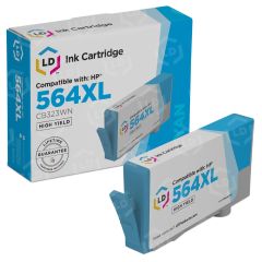 LD Compatible High Yield Cyan Ink Cartridge for HP 564XL (CB323WN)