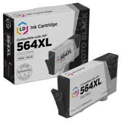 LD Compatible High Yield Photo Black Ink Cartridge for HP 564XL (CB322WN)