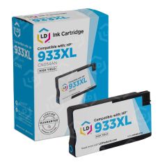 LD Compatible High Yield Cyan Ink Cartridge for HP 933XL (CN054AN)