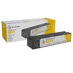 LD Remanufactured Extra High Yield Yellow Ink Cartridge for HP 981Y (L0R15A)