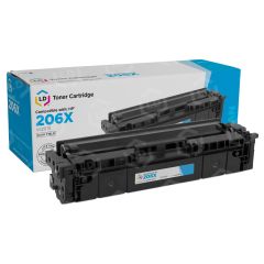 Compatible HP 206X Cyan LaserJet Toner Cartridge W2111X