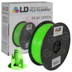 LD Peak Green 3D Printing Filament (PLA)