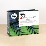 OEM HP 775 Chromatic Red Ink Cartridge, 1XB20A