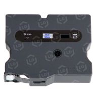 Brother OEM TX2531 Blue on White 1" Tape