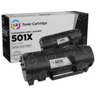 Compatible 501X Extra HY Black Toner for Lexmark