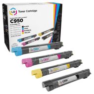 Lexmark Remanufactured C950 EHY (Bk, C, M, Y) Toner Set