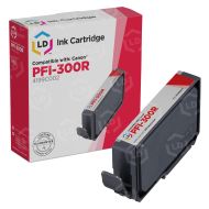 Comp Canon PFI-300R Red Ink Cartridge 4199C002