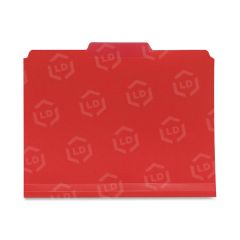 Smead Inndura File Folder - 24 per box Letter - 8.50" x 11" - Red - 24 / Box