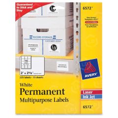 Avery 2" x 2.62" ID Label - 15 per pack