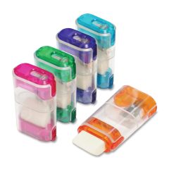 Baumgartens Portable Pencil Sharpener with Eraser